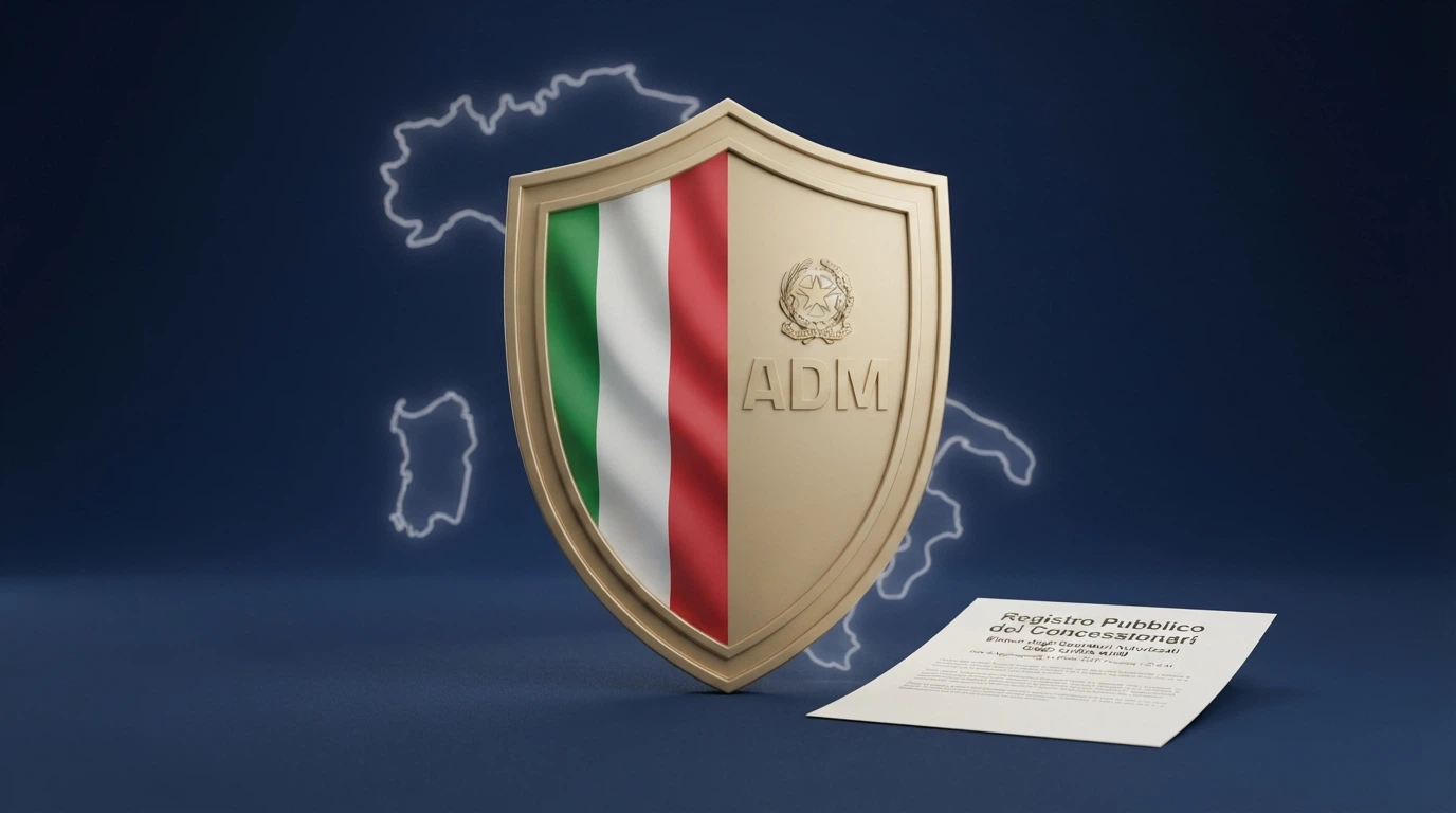 Il registro ufficiale dei concessionari ADM con l'elenco pubblico degli operatori autorizzati al gioco a distanza in Italia
