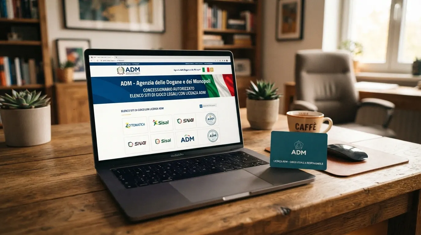 Il logo dell'Agenzia delle Dogane e dei Monopoli accanto alla dicitura «concessionario autorizzato» su un dispositivo