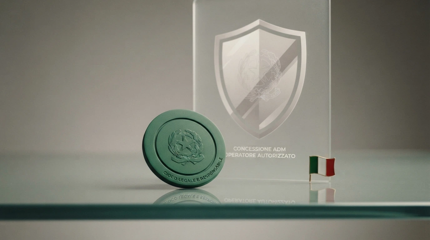 Il logo ufficiale dell'Agenzia delle Dogane e dei Monopoli accanto alla dicitura «Concessionario Autorizzato» e a un lucchetto verde
