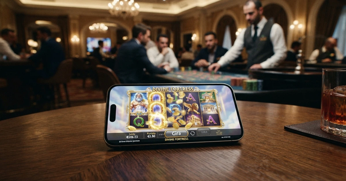 L'interfaccia di un casinò online con giochi Pragmatic Play su schermo, con slot in evidenza e la sezione live casino visibile in primo piano