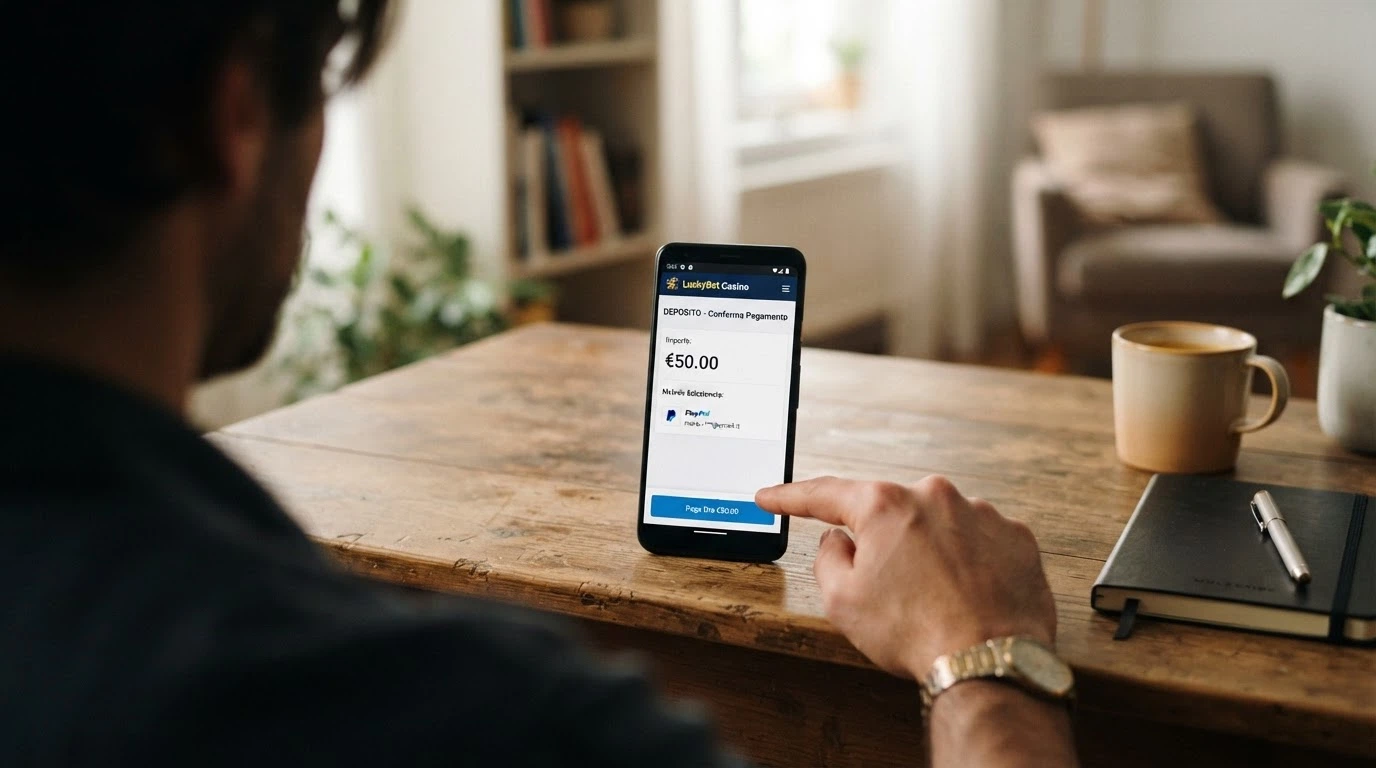 Pagina di checkout di un casinò online con ecoPayz selezionato come metodo di pagamento